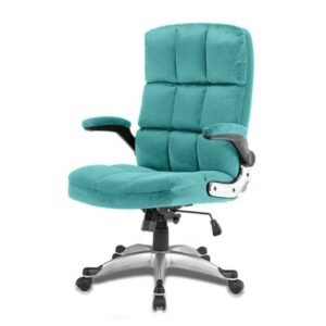 Ergonomic Fabric Boss Chair Sea Green